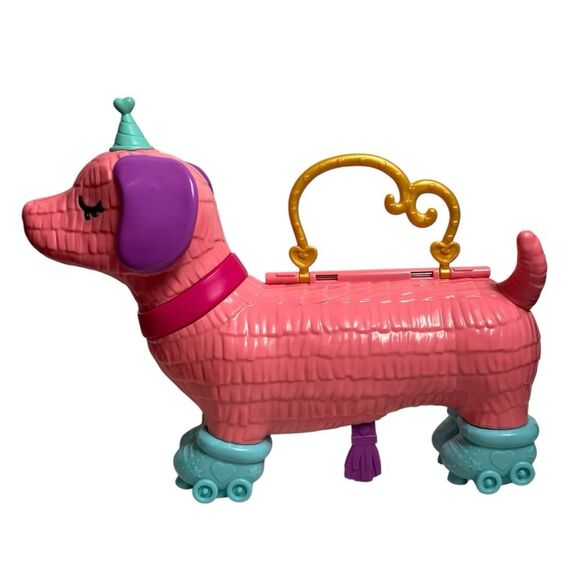 Polly Pocket Puppy Party Playset Carrying Case ONLY No Accessories Dachshund - Picture 1 of 9